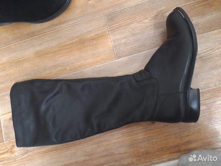 Сапоги осень весна женские 36 кожа