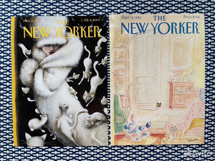 Постеры обложек The New Yorker (Коты и Кошки)