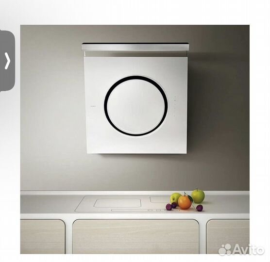 Вытяжка для кухни наклонная elica om wh/f/80