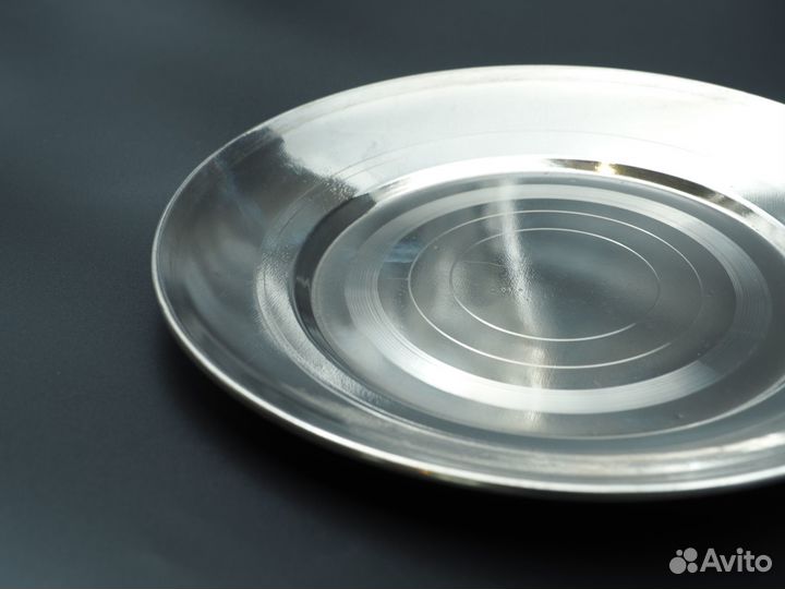 Тарелка десертная 20см нерж(350мл) Катунь