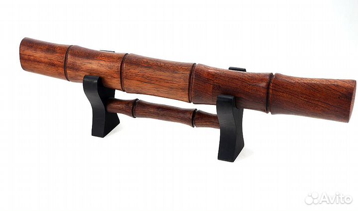 Нож Тантуха сталь дамаск, рукоять и ножны бубинга