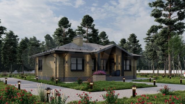 Дом 100 м² на участке 7 сот.