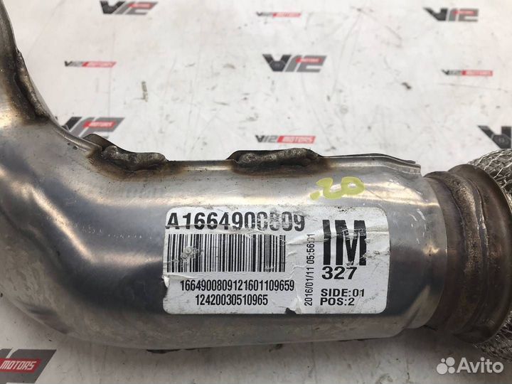 Труба приемная глушителя Mercedes-Benz M-Класс