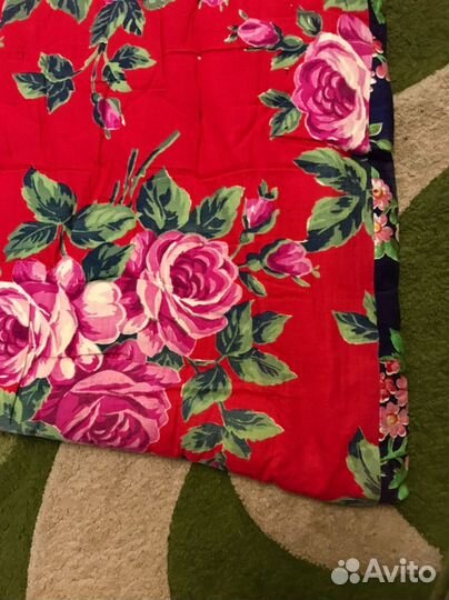 Ватное одеяло бу,в хорошем состоянии