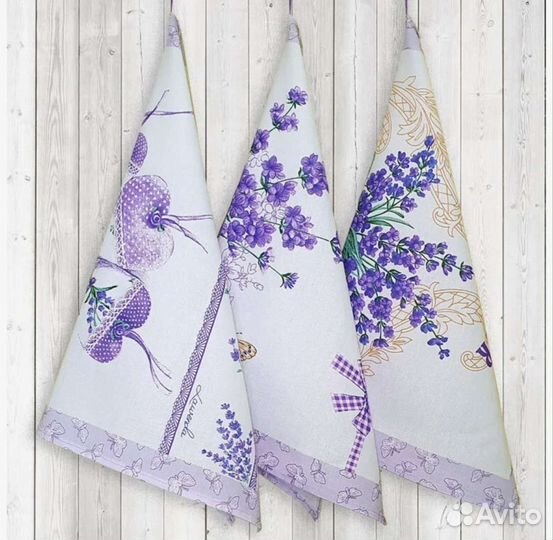 Полотенце кухонное из рогожки