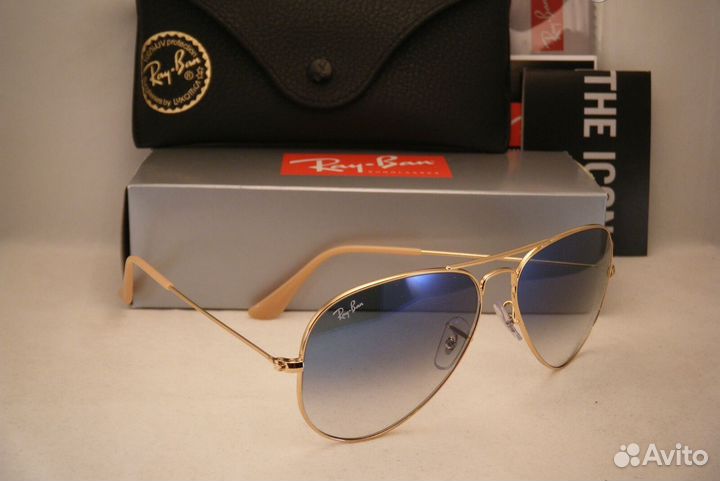 Новые Очки RayBan Aviator Оригинал Italy RB3025 G