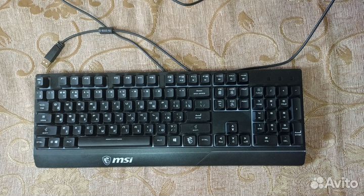 Игровая клавиатура проводная MSI GK30