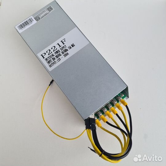 Блок питания 2500w для разгона whatsminer m30-m50