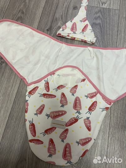 Кстюмчик для новорожденного с пеленкой конвертом