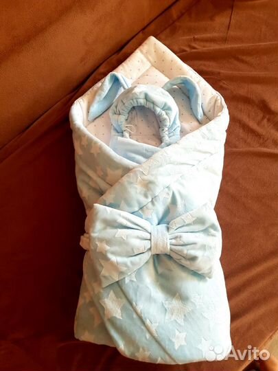 Конверт на выписку для мальчика зима