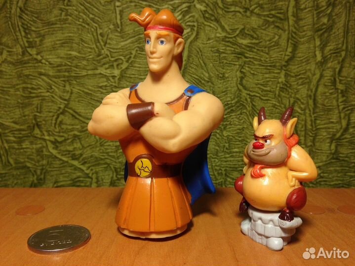 Геркулес и Фил, резиновые игрушки