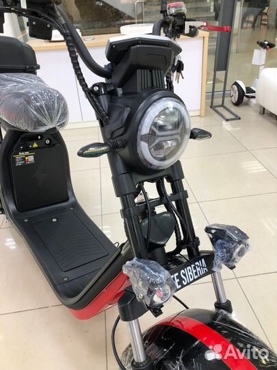 Электроскутер CityCoco White Siberia PRO 2WD 4000W
