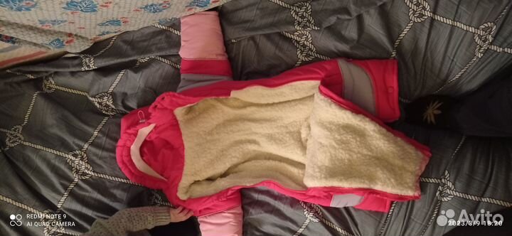 Зимний комбинезон для девочки до года