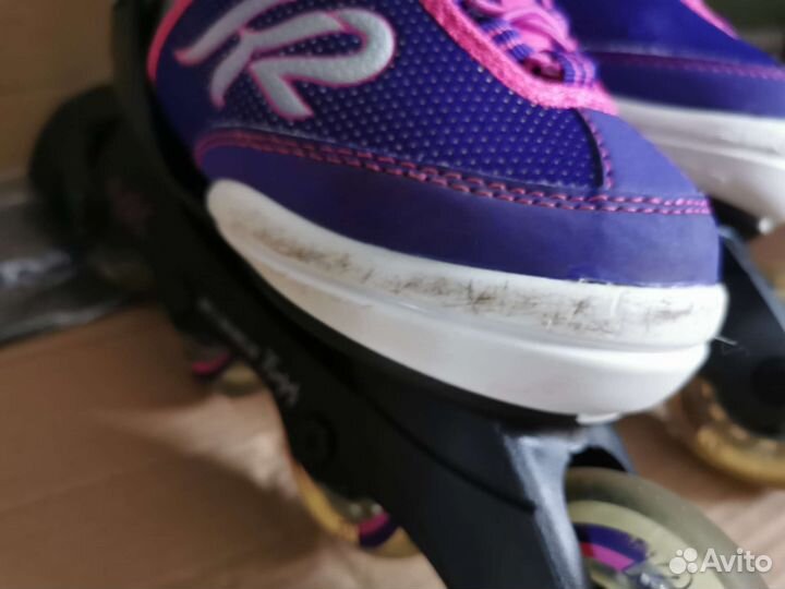 Ролики детские раздвижные K2 32-37 размер