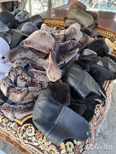 Шапка ушанка мужская