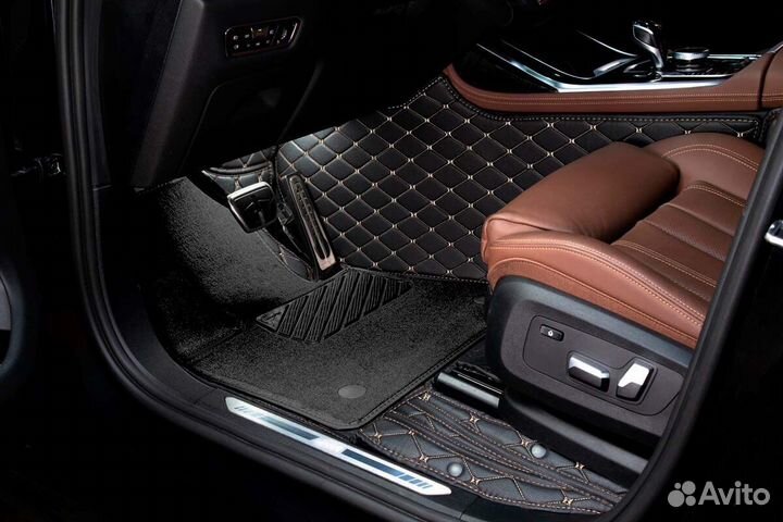 3D Коврики Hyundai Салон Багажник из Экокожи