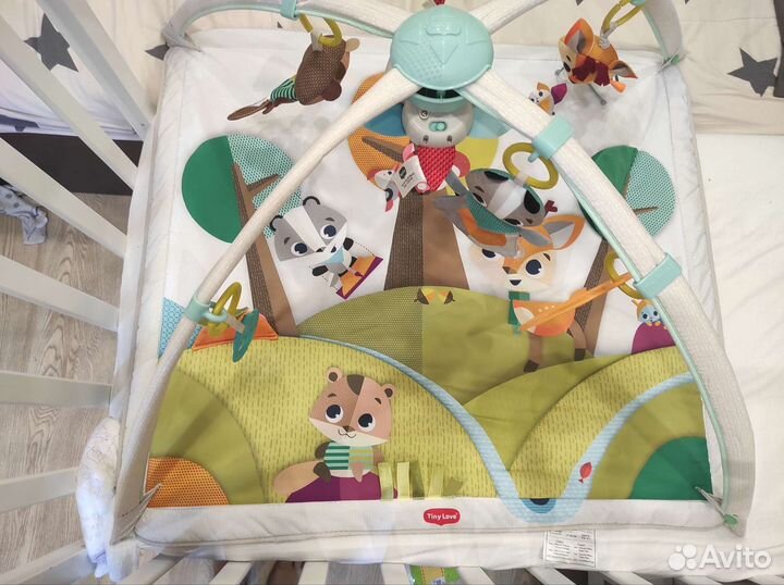 Развивающий коврик, кокон, стойка Монтессори