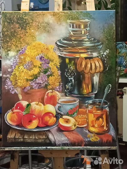 Картина маслом на холсте с подрамником