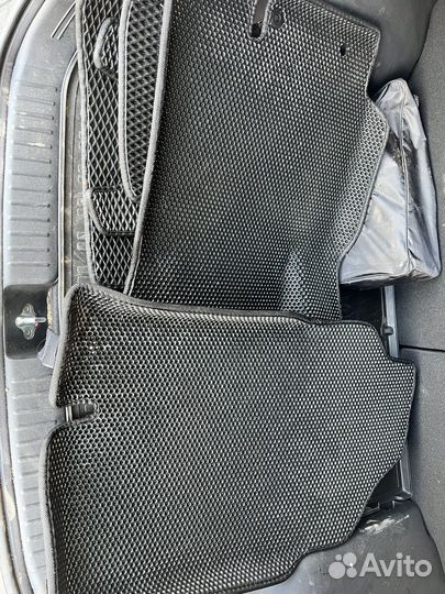 3d коврики eva с бортами киа рио