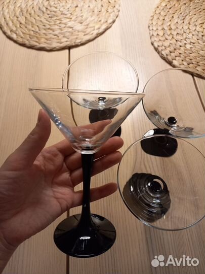 Бокалы для коктейлей мартини 4 шт бесплатно