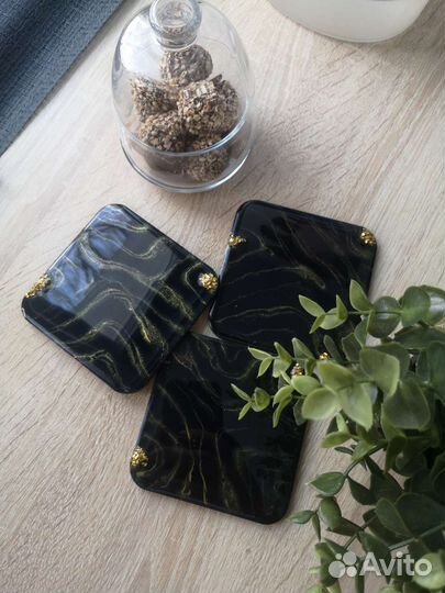 Подстаканники из эпоксидной смолы