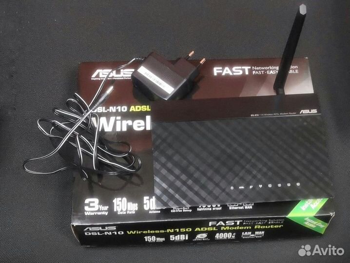 Роутер asus dsl-n10