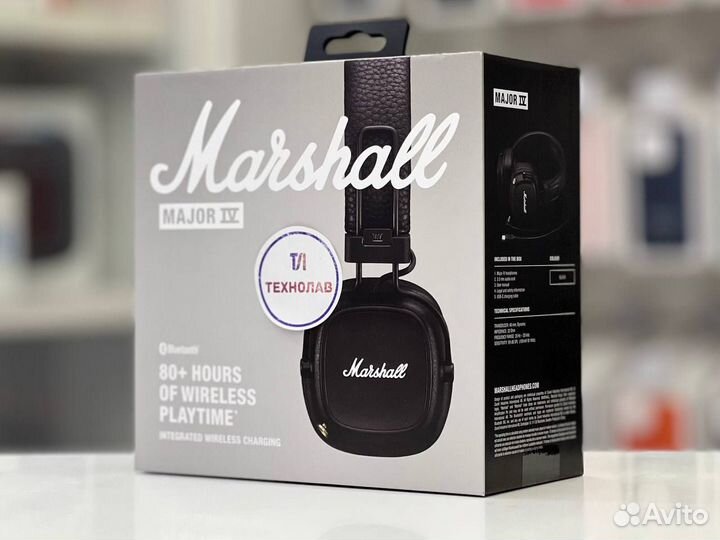 Marshall Major IV Black (Новые)