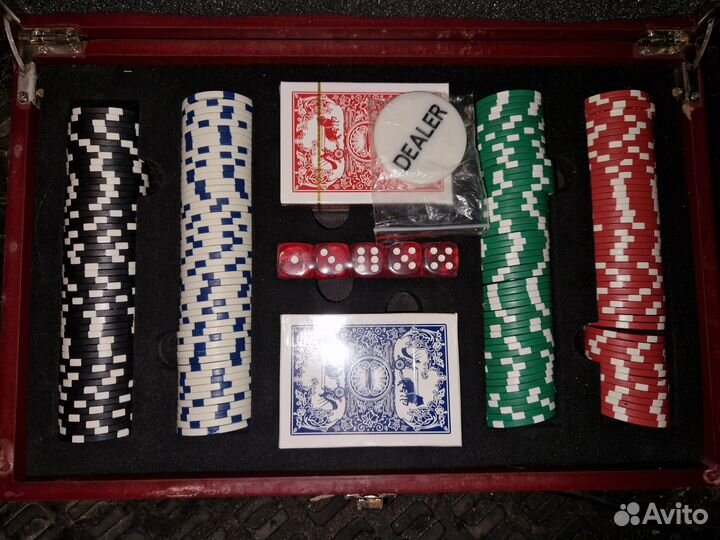 Покерный набор бу