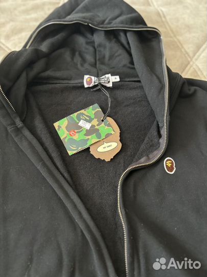 Зип худи bape черная