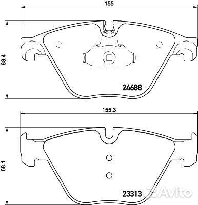 Колодки тормозные передние