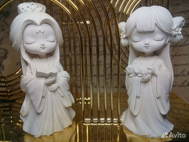 Принцессы фигурки из гипса для творчества