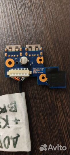 Кнопка включения, плата, шлейф samsung np300e5a