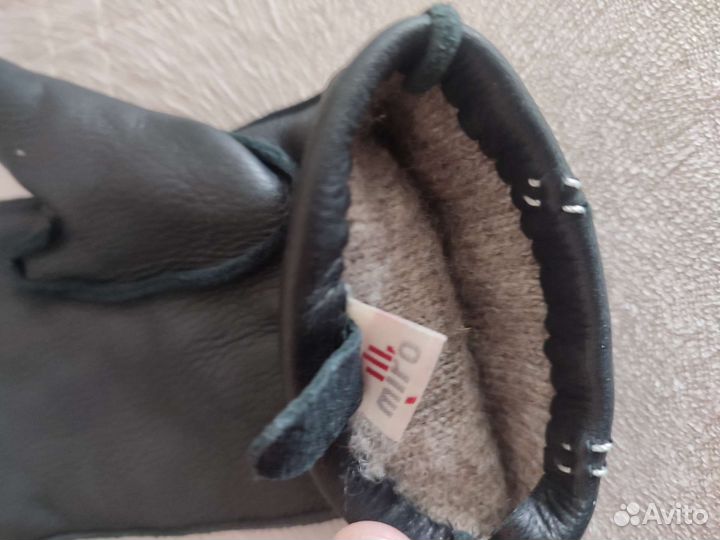 Перчатки женские кожаные 7 размер