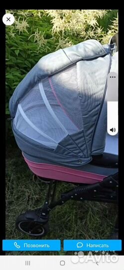 Коляска для девочки Адамекс Эндуро 2 в 1в хорошем
