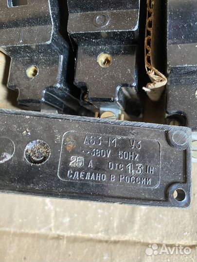 Выключатель автоматический А63-М-25А новый