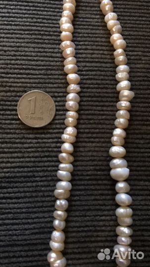 Бусы из натурального жемчуга