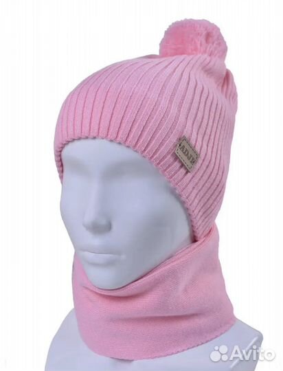 Новый комплект (шапка+шарф)