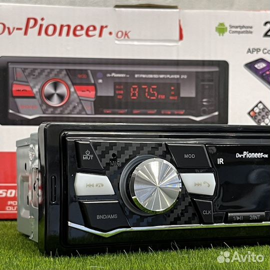 Авто магнитола Pioneer блютуз новая