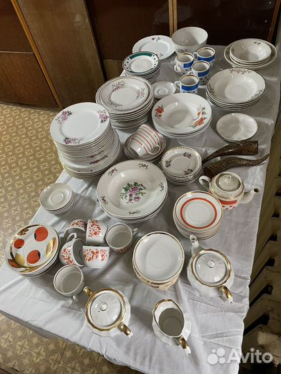 Фарфоровая посуда СССР дулево вербилки