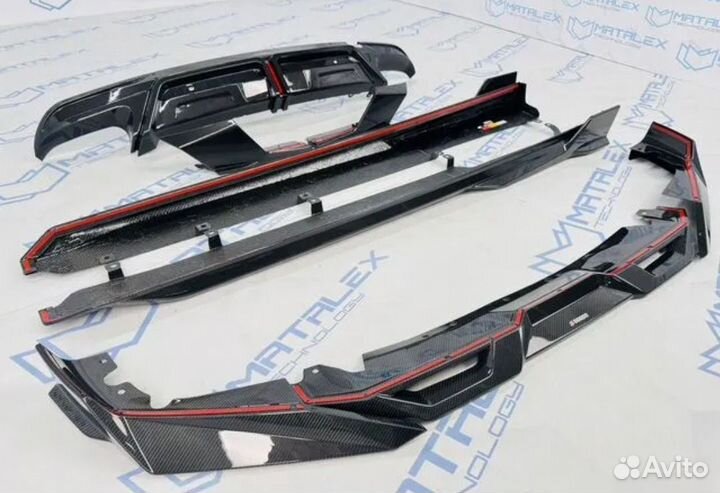 Bmw x5m f95 карбоновый комплект рест