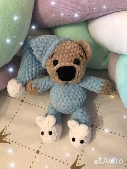 Мишка вязанный