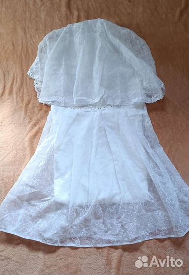 Конверт на выписку с юбочкой и фатой