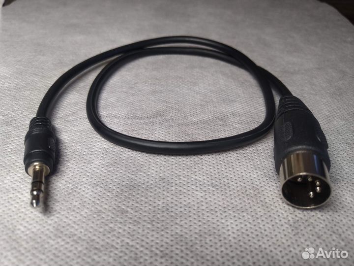 Кабель сш-5 din на AUX Jack 3,5 Штекер бананы