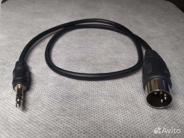 Кабель сш-5 din на AUX Jack 3,5 Штекер бананы