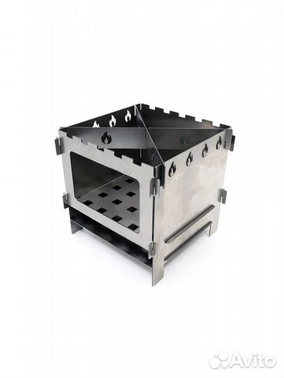 Щепочница походная, стальная, разборная