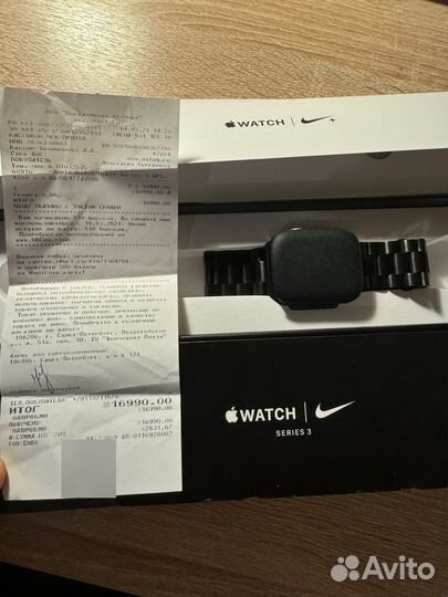 Часы apple watch 3 42mm nike