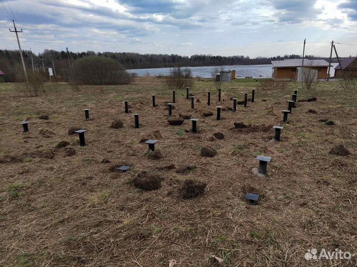 Фундамент на винтовых сваях Винтовые сваи под ключ