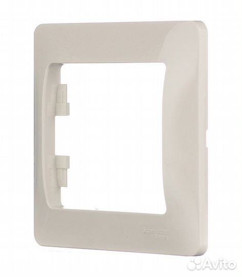 Рамка Glossa GSL000201 oдноместная универсальная б