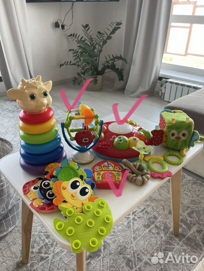 Игрушки детские 0-1г