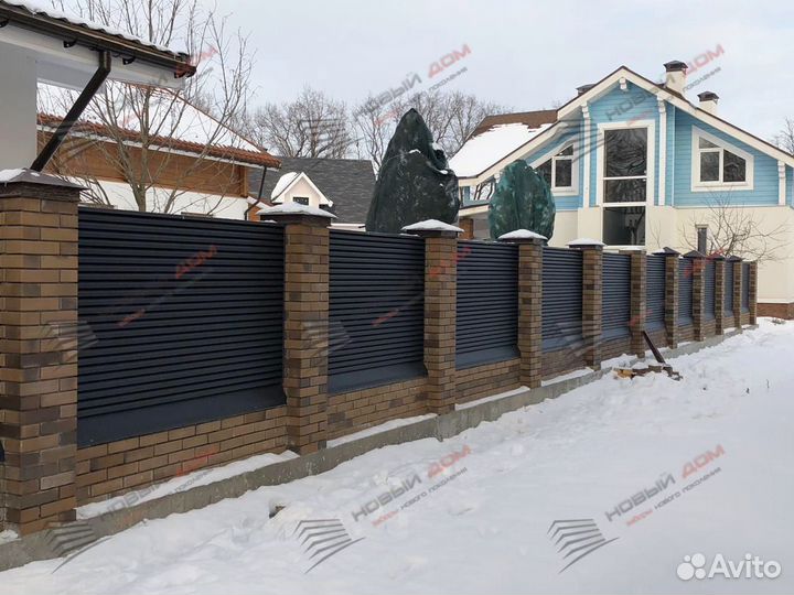 Забор жалюзи еврозабор
